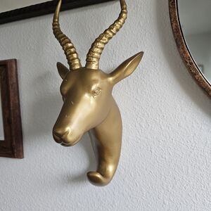 Gold Antelope Wall Hook